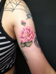 Flower tattoo お花タトゥー