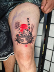 Popular ramen frog tattoo