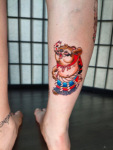 Popular cute colored tattoo 